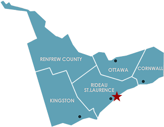 Map Eastern Ontario